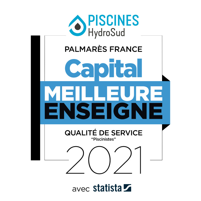 Réseau PISCINES HydroSud élu meilleure enseigne Capital 2021